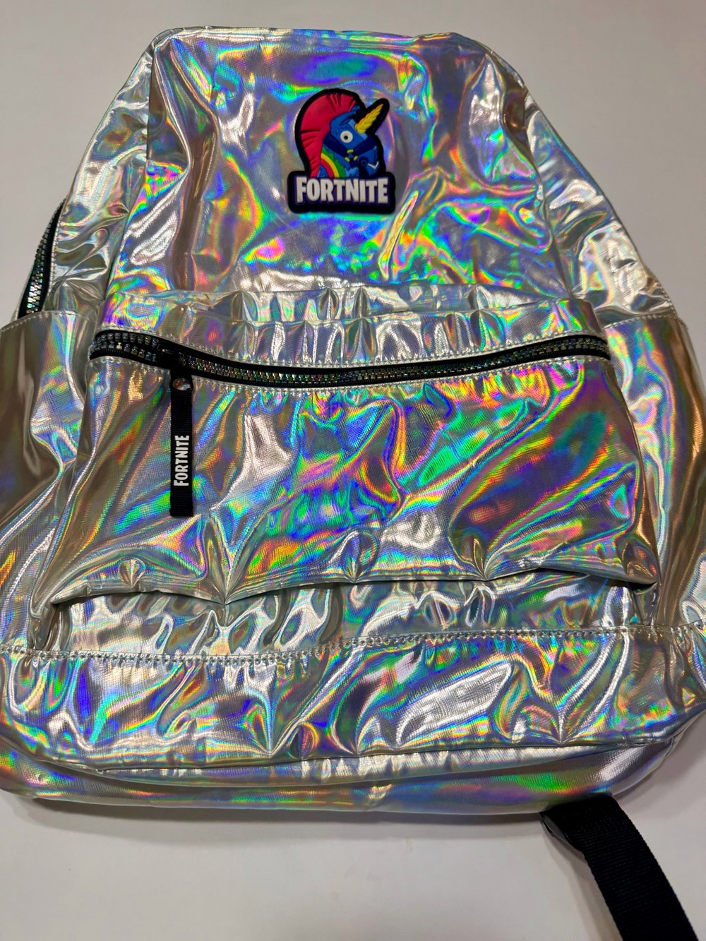 Fortnite Holographic Silver Women’s Backpack